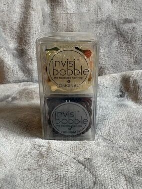 invisibobble Original Traceless Hair Ring Duo - Clear/Black